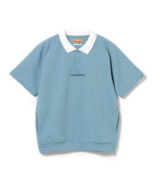 BEAMS GOLF(ビームスゴルフ)の「ORANGE LABEL / クレリック ツイル ポロ(ポロシャツ・メンズ・ネイビー/グレー/サックスブルー・S/L/XL/M)」の19枚目の写真