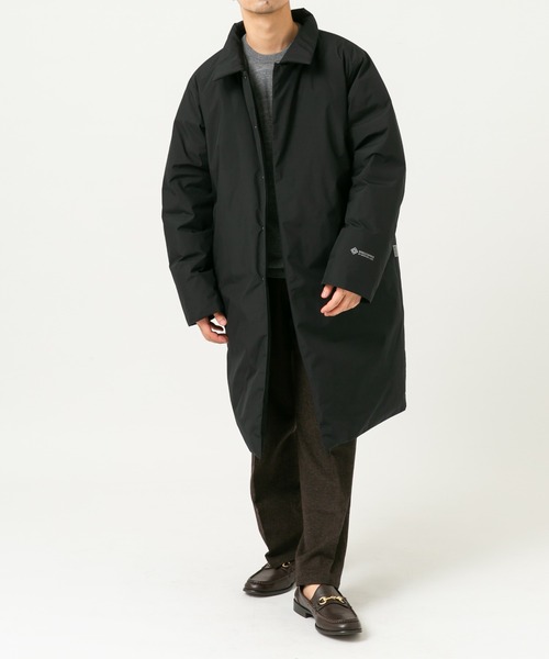 +phenix（プラスフェニックス）の「『別注』+phenix　WINDSTOPPER by GORE-TEX LABS スタンドダウンコート（ダウンジャケット/コート・メンズ・ブラック/ブラウン/ネイビー・MEDIUM/LARGE/X-LARGE）」の6枚目の写真