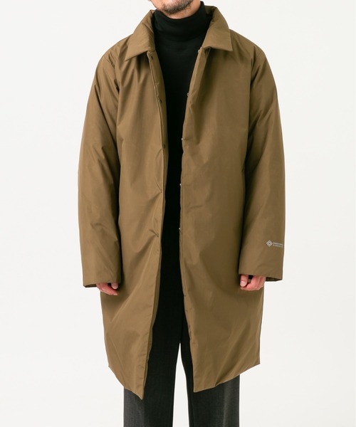 +phenix（プラスフェニックス）の「『別注』+phenix　WINDSTOPPER by GORE-TEX LABS スタンドダウンコート（ダウンジャケット/コート・メンズ・ブラック/ブラウン/ネイビー・MEDIUM/LARGE/X-LARGE）」の9枚目の写真
