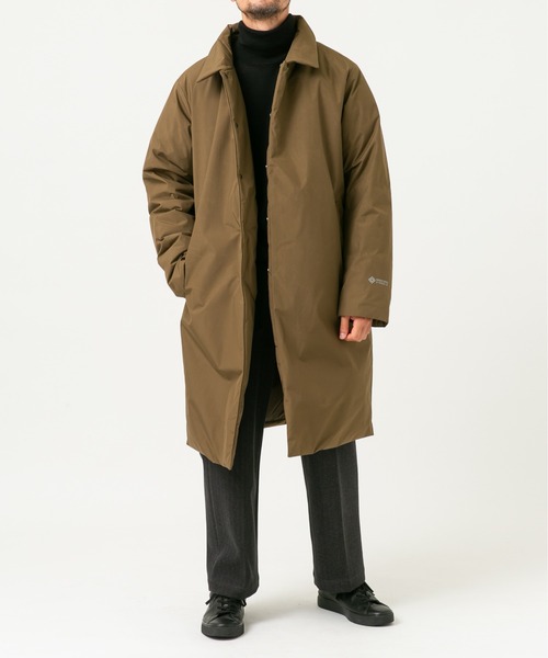 +phenix（プラスフェニックス）の「『別注』+phenix　WINDSTOPPER by GORE-TEX LABS スタンドダウンコート（ダウンジャケット/コート・メンズ・ブラック/ブラウン/ネイビー・MEDIUM/LARGE/X-LARGE）」の12枚目の写真