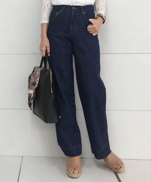 Chico(チコ)の「バギーパンツ(デニムパンツ・レディース・ブルー/ネイビー/カーキ・S/M/SMALL/MEDIUM)」の16枚目の写真