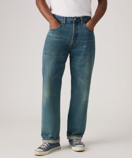 Levi's(リーバイス)の「Levi's/リーバイス LEVI'S(R) VINTAGE CLOTHING 1955 501(R) ORIGINAL ジーンズ(デニムパンツ・メンズ・インディゴブルー・W34 L32/W32 L32)」の1枚目の写真