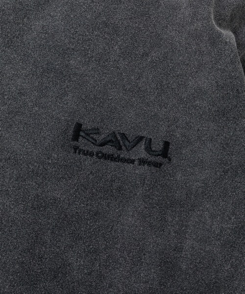 KAVU(カブー)の「KAVU/カブー Chemical wash LS Tee/ケミカルウォッシュ ロングスリーブ Tシャツ(Tシャツ/カットソー・メンズ・ブラック/サンドグレー/レッド/イエロー・X-LARGE/MEDIUM/LARGE)」の7枚目の写真