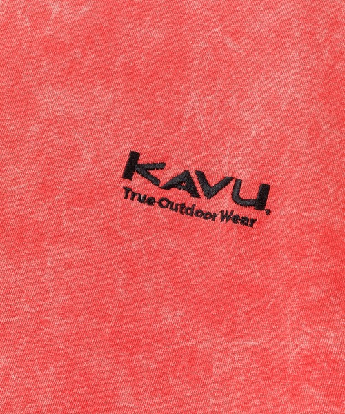 KAVU(カブー)の「KAVU/カブー Chemical wash LS Tee/ケミカルウォッシュ ロングスリーブ Tシャツ(Tシャツ/カットソー・メンズ・ブラック/サンドグレー/レッド/イエロー・X-LARGE/MEDIUM/LARGE)」の16枚目の写真