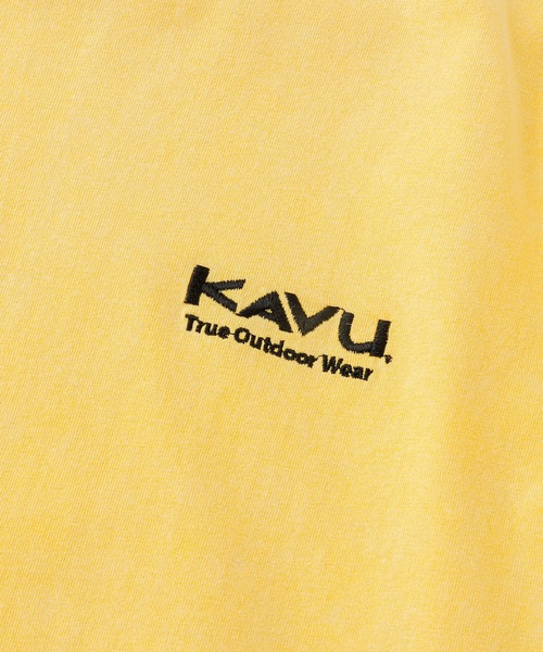 KAVU(カブー)の「KAVU/カブー Chemical wash LS Tee/ケミカルウォッシュ ロングスリーブ Tシャツ(Tシャツ/カットソー・メンズ・ブラック/サンドグレー/レッド/イエロー・X-LARGE/MEDIUM/LARGE)」の13枚目の写真