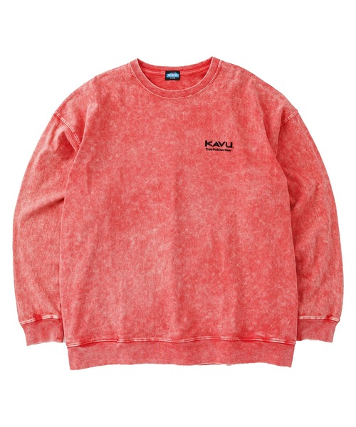 KAVU(カブー)の「KAVU/カブー Chemical wash LS Tee/ケミカルウォッシュ ロングスリーブ Tシャツ(Tシャツ/カットソー・メンズ・ブラック/サンドグレー/レッド/イエロー・X-LARGE/MEDIUM/LARGE)」の21枚目の写真