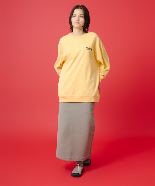 KAVU(カブー)の「KAVU/カブー Chemical wash LS Tee/ケミカルウォッシュ ロングスリーブ Tシャツ(Tシャツ/カットソー・メンズ・ブラック/サンドグレー/レッド/イエロー・X-LARGE/MEDIUM/LARGE)」の17枚目の写真