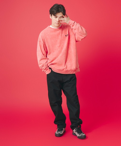 KAVU(カブー)の「KAVU/カブー Chemical wash LS Tee/ケミカルウォッシュ ロングスリーブ Tシャツ(Tシャツ/カットソー・メンズ・ブラック/サンドグレー/レッド/イエロー・X-LARGE/MEDIUM/LARGE)」の22枚目の写真
