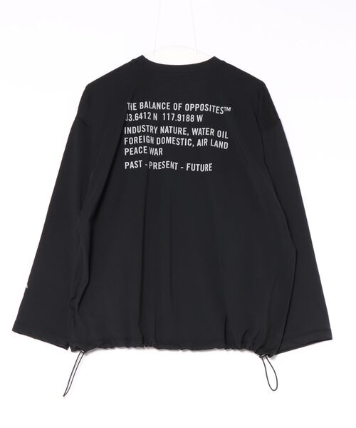 RVCA（ルーカ）の「RVCA ウィメンズ OPPOSITE LS TEE ロンT 【2026年秋冬モデル】/ルーカドローコード付きバックプリント長袖ロンT（Tシャツ/カットソー・レディース・ブルー系その他/ブラウン/オフホワイト/ブラック・SMALL/MEDIUM）」の16枚目の写真