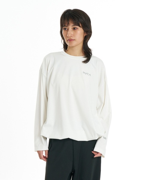 RVCA（ルーカ）の「RVCA ウィメンズ OPPOSITE LS TEE ロンT 【2026年秋冬モデル】/ルーカドローコード付きバックプリント長袖ロンT（Tシャツ/カットソー・レディース・ブルー系その他/ブラウン/オフホワイト/ブラック・SMALL/MEDIUM）」の18枚目の写真