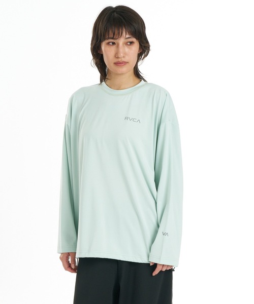 RVCA（ルーカ）の「RVCA ウィメンズ OPPOSITE LS TEE ロンT 【2026年秋冬モデル】/ルーカドローコード付きバックプリント長袖ロンT（Tシャツ/カットソー・レディース・ブルー系その他/ブラウン/オフホワイト/ブラック・SMALL/MEDIUM）」の10枚目の写真