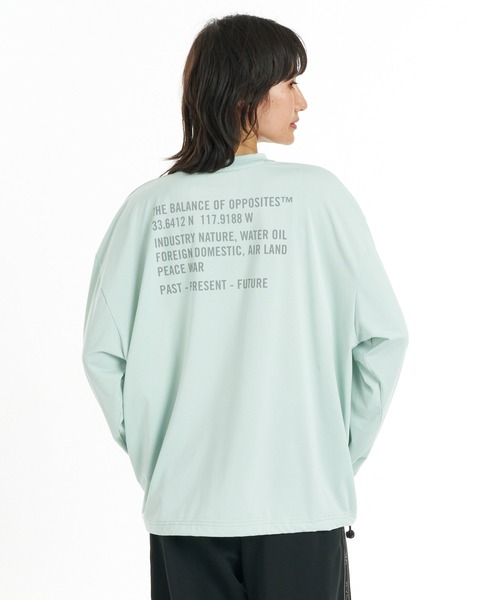 RVCA（ルーカ）の「RVCA ウィメンズ OPPOSITE LS TEE ロンT 【2026年秋冬モデル】/ルーカドローコード付きバックプリント長袖ロンT（Tシャツ/カットソー・レディース・ブルー系その他/ブラウン/オフホワイト/ブラック・SMALL/MEDIUM）」の11枚目の写真