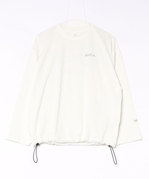 RVCA（ルーカ）の「RVCA ウィメンズ OPPOSITE LS TEE ロンT 【2026年秋冬モデル】/ルーカドローコード付きバックプリント長袖ロンT（Tシャツ/カットソー・レディース・ブルー系その他/ブラウン/オフホワイト/ブラック・SMALL/MEDIUM）」の12枚目の写真