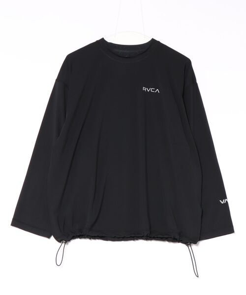 RVCA（ルーカ）の「RVCA ウィメンズ OPPOSITE LS TEE ロンT 【2026年秋冬モデル】/ルーカドローコード付きバックプリント長袖ロンT（Tシャツ/カットソー・レディース・ブルー系その他/ブラウン/オフホワイト/ブラック・SMALL/MEDIUM）」の17枚目の写真