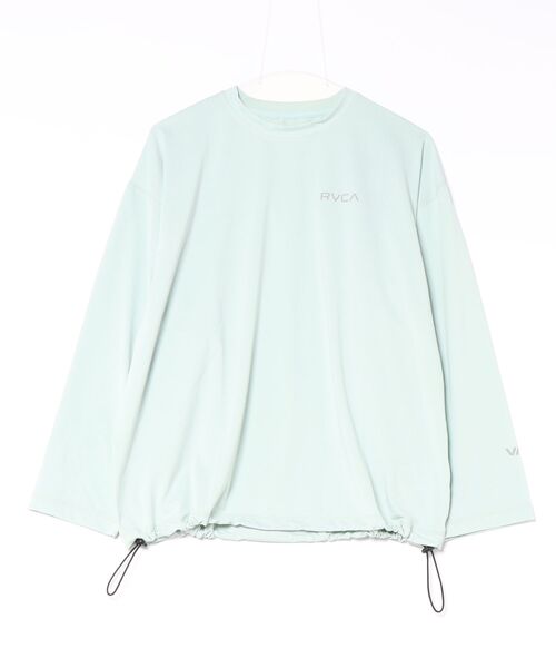 RVCA（ルーカ）の「RVCA ウィメンズ OPPOSITE LS TEE ロンT 【2026年秋冬モデル】/ルーカドローコード付きバックプリント長袖ロンT（Tシャツ/カットソー・レディース・ブルー系その他/ブラウン/オフホワイト/ブラック・SMALL/MEDIUM）」の5枚目の写真