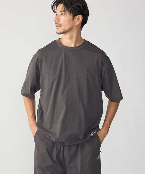 SHIPS(シップス)の「【WEB限定】〈接触冷感・吸水速乾等〉STORATECH(TM) スピンドルTシャツ+イージーパンツ セットアップ(Tシャツ/カットソー・メンズ・チャコールグレー/ブラック/ネイビー・SMALL/MEDIUM/LARGE/X-LARGE)」の7枚目の写真
