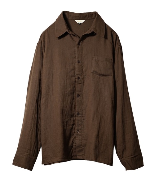 SOMEDIFF(サムディフ)の「【SOMEDIFF】長袖ガーゼシャツ メンズ カジュアルシャツ レギュラーカラー 秋服(シャツ/ブラウス・メンズ・ホワイト/ブルー/ブラウン・XXL/M/L/XL/S)」の11枚目の写真