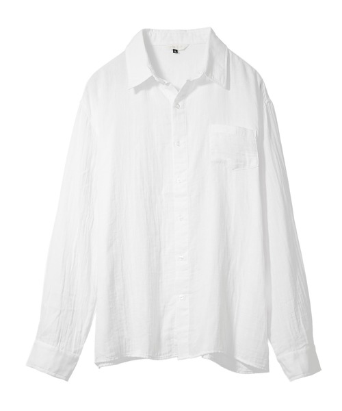 SOMEDIFF(サムディフ)の「【SOMEDIFF】長袖ガーゼシャツ メンズ カジュアルシャツ レギュラーカラー 秋服(シャツ/ブラウス・メンズ・ホワイト/ブルー/ブラウン・XXL/M/L/XL/S)」の16枚目の写真