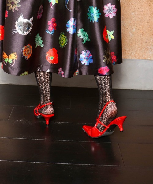 Three Four Time(スリーフォータイム)の「slingback always shoes(パンプス・レディース・ブラック/レッド・38inch/39inch)」の18枚目の写真