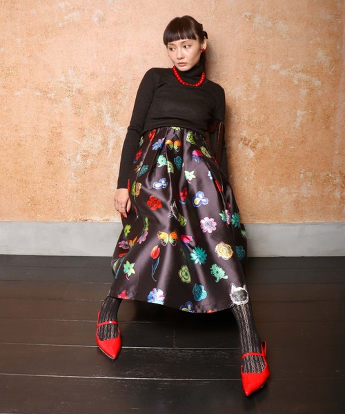 Three Four Time(スリーフォータイム)の「slingback always shoes(パンプス・レディース・ブラック/レッド・38inch/39inch)」の20枚目の写真