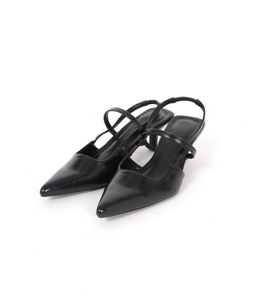 Three Four Time(スリーフォータイム)の「slingback always shoes(パンプス・レディース・ブラック/レッド・38inch/39inch)」の21枚目の写真