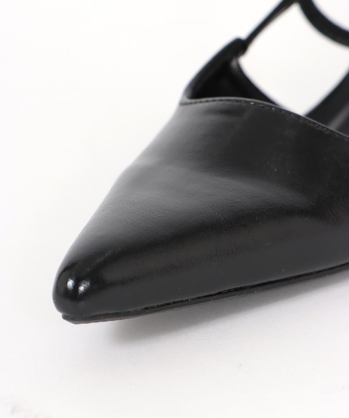 Three Four Time(スリーフォータイム)の「slingback always shoes(パンプス・レディース・ブラック/レッド・38inch/39inch)」の22枚目の写真