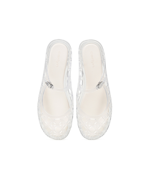 Carlyn（カーリン）の「バブルジェリーシューズ J76131010（バレエシューズ・レディース・ブラック/クリア・SMALL/MEDIUM/LARGE）」の2枚目の写真