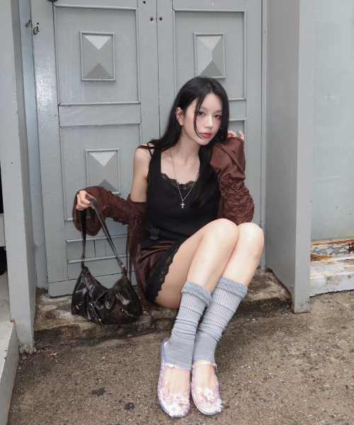 Carlyn（カーリン）の「バブルジェリーシューズ J76131010（バレエシューズ・レディース・ブラック/クリア・SMALL/MEDIUM/LARGE）」の3枚目の写真