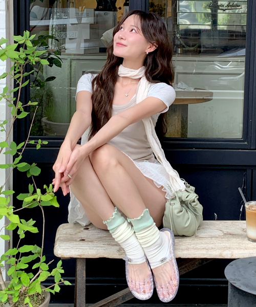 Carlyn（カーリン）の「バブルジェリーシューズ J76131010（バレエシューズ・レディース・ブラック/クリア・SMALL/MEDIUM/LARGE）」の6枚目の写真