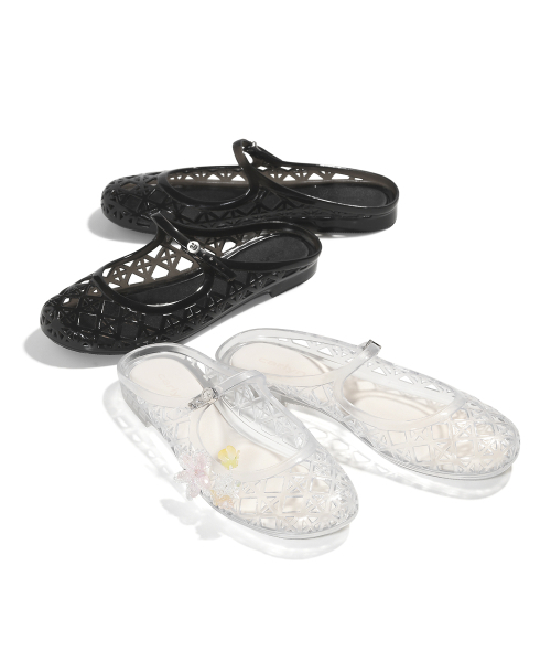 Carlyn（カーリン）の「バブルジェリーシューズ J76131010（バレエシューズ・レディース・ブラック/クリア・SMALL/MEDIUM/LARGE）」の13枚目の写真