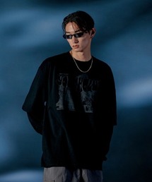 ◇ODDSTUDIO◇ブランド直輸入正規品/ユースクラブ グラフィックレイヤード オーバーフィット長袖Tシャツ Youth Club Graphic Layered Overfit Long Sleeve