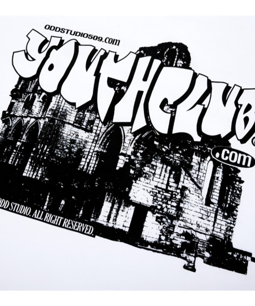ODD STUDIO(オッドスタジオ)の「◇ODDSTUDIO◇ブランド直輸入正規品/ユースクラブ グラフィックレイヤード オーバーフィット長袖Tシャツ Youth Club Graphic Layered Overfit Long Sleeve(Tシャツ/カットソー・レディース・ホワイト/ブラック・M)」の9枚目の写真