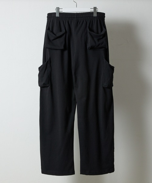 NUMBER (N)INE(ナンバーナイン)の「FIRM COTTON LIGHT SHORT PILE 6 POCKET EASY SWEAT PANTS / ファーム コットン ライト ミニ裏毛 ボックス型 6ポケット イージー スウェットパンツ(スウェットパンツ・メンズ・ブラック/トップグレー・M/L/XL)」の6枚目の写真