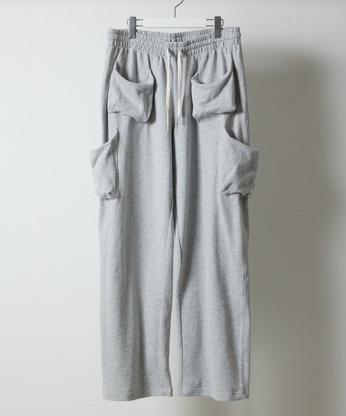 NUMBER (N)INE(ナンバーナイン)の「FIRM COTTON LIGHT SHORT PILE 6 POCKET EASY SWEAT PANTS / ファーム コットン ライト ミニ裏毛 ボックス型 6ポケット イージー スウェットパンツ(スウェットパンツ・メンズ・ブラック/トップグレー・M/L/XL)」の8枚目の写真