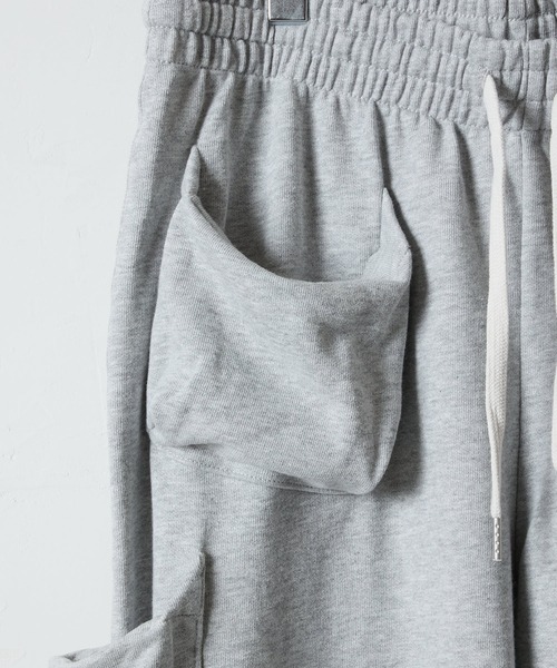 NUMBER (N)INE(ナンバーナイン)の「FIRM COTTON LIGHT SHORT PILE 6 POCKET EASY SWEAT PANTS / ファーム コットン ライト ミニ裏毛 ボックス型 6ポケット イージー スウェットパンツ(スウェットパンツ・メンズ・ブラック/トップグレー・M/L/XL)」の10枚目の写真