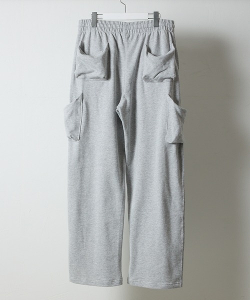 NUMBER (N)INE(ナンバーナイン)の「FIRM COTTON LIGHT SHORT PILE 6 POCKET EASY SWEAT PANTS / ファーム コットン ライト ミニ裏毛 ボックス型 6ポケット イージー スウェットパンツ(スウェットパンツ・メンズ・ブラック/トップグレー・M/L/XL)」の13枚目の写真