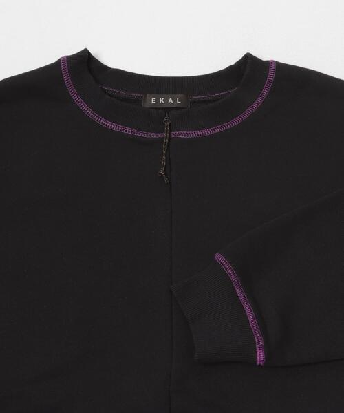EKAL(エカル)の「『UR TECH/速乾』ドライスウェット ジッププルオーバー(スウェット・レディース・グレー/イエロー/ブルー/ブラック・ONE)」の7枚目の写真