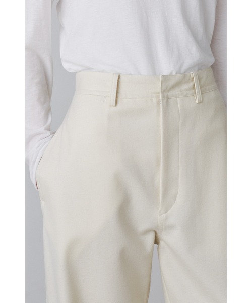 YLEVE(イレーヴ)の「BOURRIENNE × YLEVE / WOOL JERSEY TR / WORKER(その他パンツ・レディース・ホワイト/ネイビー・0/1/2)」の7枚目の写真
