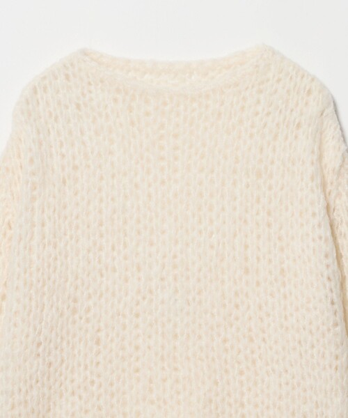 BEAUTY&YOUTH UNITED ARROWS(ビューティーアンドユースユナイテッドアローズ)の「ウールナイロンモヘヤ ルーズ ニットプルオーバー(ニット/セーター・レディース・ライム/コバルトブルー/オフホワイト・FREE)」の8枚目の写真