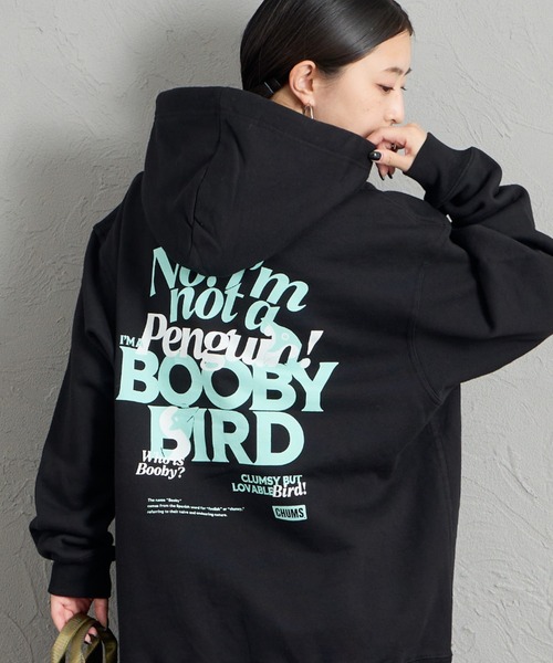 I'M NOT A PENGUIN 背面印花套頭連帽上衣