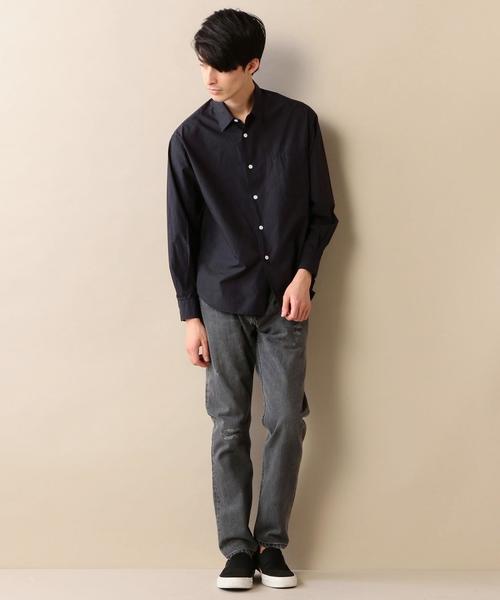 BEAUTY&YOUTH UNITED ARROWS（ビューティーアンドユースユナイテッドアローズ）の「BY タイプライター フォルム シャツ◆（シャツ/ブラウス・メンズ・ホワイト/ベージュ/ネイビー・SMALL/MEDIUM/LARGE/X-LARGE）」の14枚目の写真