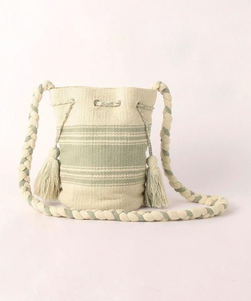 UNITED ARROWS（ユナイテッドアローズ）の「ドローストリング バッグ◆（ショルダーバッグ・レディース・ブラック/オリーブ/ネイビー・FREE）」の3枚目の写真