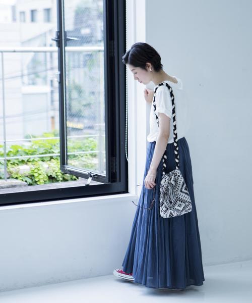 UNITED ARROWS（ユナイテッドアローズ）の「ドローストリング バッグ◆（ショルダーバッグ・レディース・ブラック/オリーブ/ネイビー・FREE）」の13枚目の写真