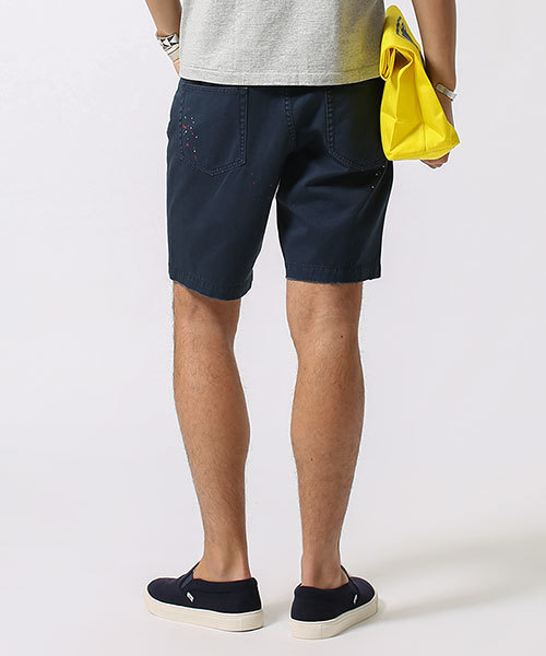 NANO universe（ナノユニバース）の「ハンドリメイクハーフパンツ（その他パンツ・メンズ・ホワイト/カーキ/ベージュ/ネイビー・SMALL/LARGE/MEDIUM）」の6枚目の写真