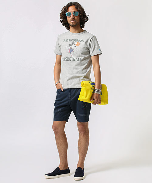 NANO universe（ナノユニバース）の「ハンドリメイクハーフパンツ（その他パンツ・メンズ・ホワイト/カーキ/ベージュ/ネイビー・SMALL/LARGE/MEDIUM）」の14枚目の写真