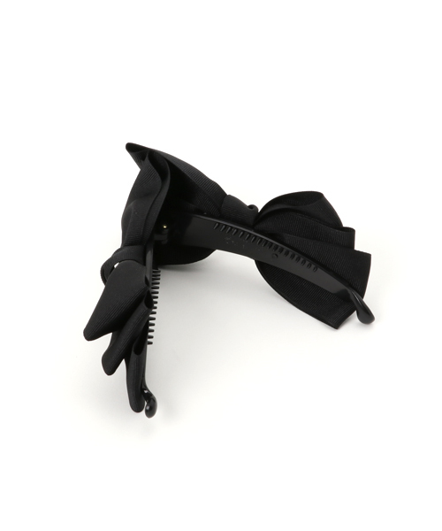 Three Four Time(スリーフォータイム)の「グログランリボンバナナクリップ【結婚式/パーティ/フォーマル/デイリー】(バレッタ/ヘアクリップ・レディース・ブラック/ベージュ/ネイビー/レッド/ブラウン・FREE)」の7枚目の写真