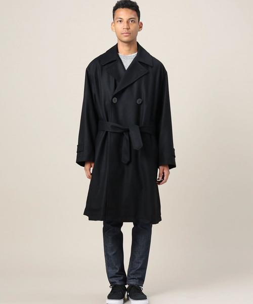 FLAGSTUFF（フラグスタフ）の「＜FLAGSTUFF × Lambda Takahashi × BY＞ BIG TRENCH COAT1/アウター◆（トレンチコート・メンズ・ブラック・FREE）」の14枚目の写真