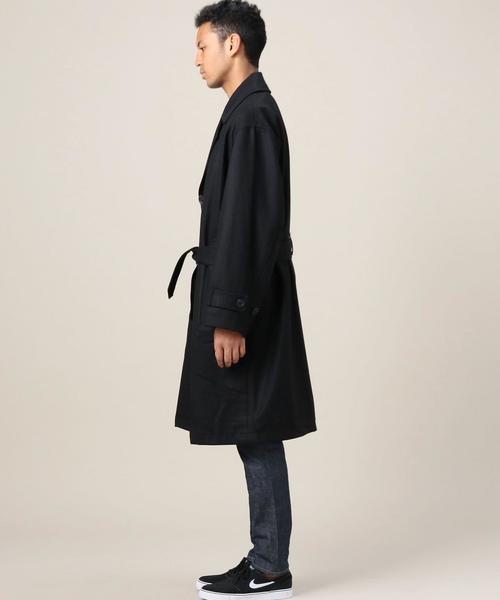 FLAGSTUFF（フラグスタフ）の「＜FLAGSTUFF × Lambda Takahashi × BY＞ BIG TRENCH COAT1/アウター◆（トレンチコート・メンズ・ブラック・FREE）」の7枚目の写真