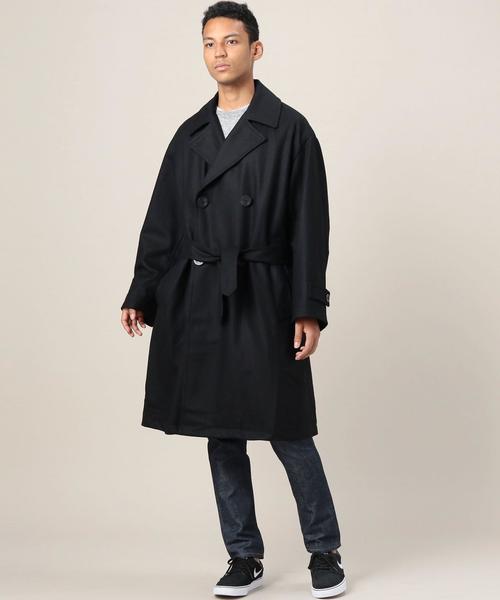 FLAGSTUFF（フラグスタフ）の「＜FLAGSTUFF × Lambda Takahashi × BY＞ BIG TRENCH COAT1/アウター◆（トレンチコート・メンズ・ブラック・FREE）」の8枚目の写真