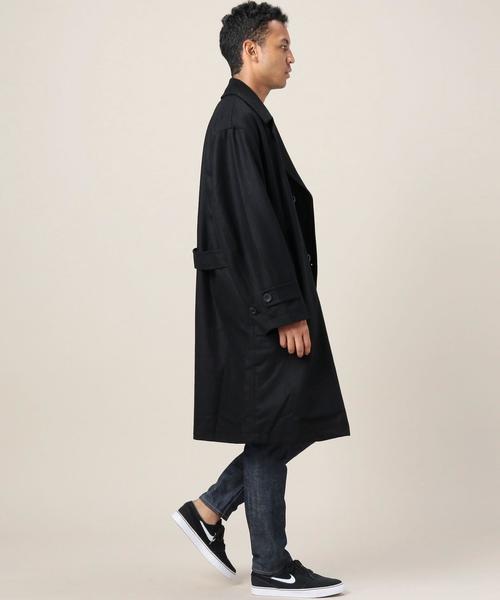 FLAGSTUFF（フラグスタフ）の「＜FLAGSTUFF × Lambda Takahashi × BY＞ BIG TRENCH COAT1/アウター◆（トレンチコート・メンズ・ブラック・FREE）」の5枚目の写真